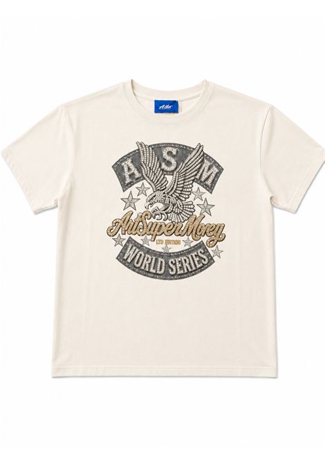 T-shirt con strass ARTSUPERMONEY | SUPEREAGLEOFF W